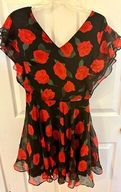 Guess Rose Dress Juniors Sz Small